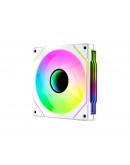 AeroCool вентилатор Fan 120mm Phantom M-3 - Infinity Mirror ARGB - White