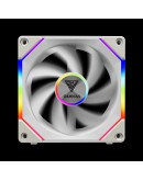 Gamdias Комплект вентилатори Fan Pack 3-in-1 3x120mm - AEOLUS P2-1203 White, Swappable Fan Blades (Reverse Fan Blades Included), Daisy-Chain, Infinity Mirror