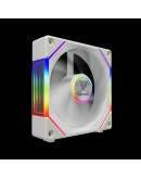 Gamdias Комплект вентилатори Fan Pack 3-in-1 3x120mm - AEOLUS P2-1203 White, Swappable Fan Blades (Reverse Fan Blades Included), Daisy-Chain, Infinity Mirror