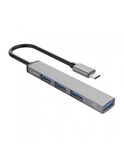 Orico хъб USB3.0/2.0 HUB 4 port - Type-C input - AH-13-GY