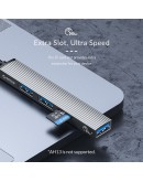 Orico хъб USB3.0/2.0 HUB 4 port - Type-C input - AH-13-GY