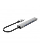Orico хъб USB3.0/2.0 HUB 4 port - Type-C input - AH-13-GY