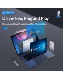 Orico хъб USB3.0/2.0 HUB 4 port, Aluminum - AH-A13-GY
