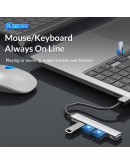 Orico хъб USB3.0/2.0 HUB 4 port, Aluminum - AH-A13-GY