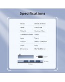 Orico хъб USB3.0/2.0 HUB 3 port TYPE C, Aluminum - AH-W13-GY
