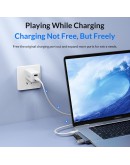 Orico хъб USB3.0/2.0 HUB 3 port TYPE C, Aluminum - AH-W13-GY