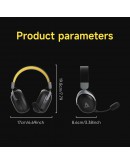 Ajazz безжични геймърски слушалки Wireless Gaming Headphones - AHM08 MAX Purple, White, Blue - Bluetooth , 2.4G