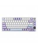 Ajazz геймърска механична клавиатура Wireless Gaming Mechanical Keyboard AK820 PRO - Flying Fish [Linear] (English US), Purple