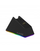 Ajazz професионална геймърска мишка AJ139 V2 MC - Wireless Gaming Mouse - 1K, Magnetic Charging Dock, Black