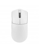 Ajazz професионална геймърска мишка AJ139P V3 MC - Wireless Gaming Mouse - 1K, Magnetic Charging Dock, White