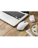 Ajazz професионална геймърска мишка AJ159 PRO - Wireless Gaming Mouse - 8K, Magnetic Charging Dock, White