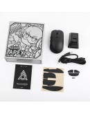 Ajazz професионална геймърска мишка AJ159 PRO - Wireless Gaming Mouse - 8K, Magnetic Charging Dock, White