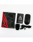 Ajazz професионална геймърска мишка AJ159P MC - Wireless Gaming Mouse - 1K, Magnetic Charging Dock, Black