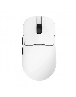 Ajazz професионална геймърска мишка AJ159P MC - Wireless Gaming Mouse - 1K, Magnetic Charging Dock, White