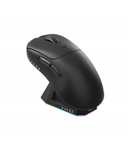 Ajazz професионална геймърска мишка AJ179 PRO - Wireless Gaming Mouse - 8K, Magnetic Charging Dock, Black