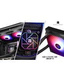 Thermalright водно охлаждане Water Cooling Aqua Elite 360 Black A-RGB V3 - LGA1851/LGA1700/AM5
