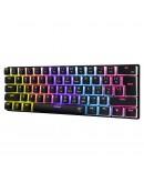 White Shark геймърска механична клавиатура Gaming Mechanical Keyboard SHINOBI 2 - Blue Switches (English US), Black