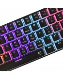 White Shark геймърска механична клавиатура Gaming Mechanical Keyboard SHINOBI 2 - Blue Switches (English US), Black