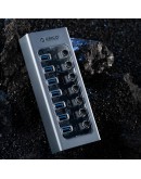 Orico хъб USB3.0 HUB 7 port with Power Adapter, On/Off buttons, Aluminium - AT2U3-7AB-EU-GY