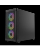 Gamdias кутия Case E-ATX - ATHENA M3 Black - USB-C, 4 x 120 mm A-RGB, Mesh, Tempered Glass