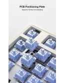 Aula геймърска механична клавиатура Wireless Gaming Mechanical Keyboard AU75 - Bloomfield Switch [Linear] (English US), Turmeric yellow