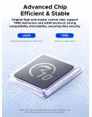 Orico външна кутия за диск Storage - Case - M.2 NVMe/SATA M/B key - USB3.1 Type-C/A, Silicone Protective Case, 10Gbps - AXM2S-G2-V1-GY-BP