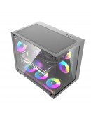 Darkflash кутия Case mATX - B275 PRO Black - 6 x 120 mm Infinity Mirror A-RGB