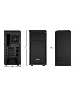 be quiet! кутия Case ATX - Pure Base 600 Silver