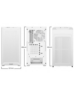 be quiet! кутия Case ATX - Pure Base 501 LX White