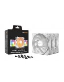 be quiet! комплект вентилатори Fan Pack 3-in-1 3 x 120mm - LIGHT WINGS LX 120mm PWM high-speed White Triple-Pack