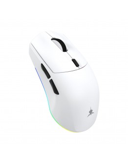 White Shark професионална геймърска мишка Wireless Gaming Mouse CADOR - 10000dpi, 1000Hz, Bluetooth, White