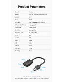 Vention външна звукова карта USB Sound card - CDYB0