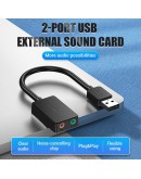 Vention външна звукова карта USB Sound card - CDYB0