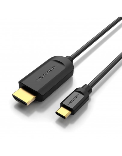 Vention кабел Cable Type-C to HDMI - 1.5m 4K Black - CGUBG