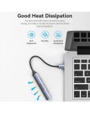 Vention хъб USB3.0 HUB 4 port Aluminium - CKOHB