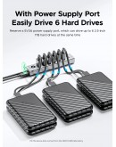 Orico хъб USB3.0 HUB 7 port Black - CL7U-U3-10-GY-BP