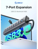 Orico хъб USB3.0 HUB 7 port Black - CL7U-U3-10-GY-BP