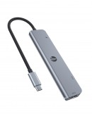 VCom докинг станция Docking Station Type-C 7-in-1 - CUE39 - PD3.0 100W, HDMI x 2, USB3.0 x 2, SD, TF