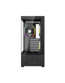 1stPlayer Кутия Case ATX - Crystal Vision CV7 Black - 5 x 120 mm included