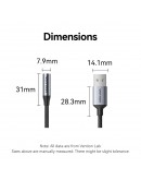 Vention външна звукова карта USB Sound card 1-Port 0.25M Gray - CVFHC