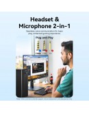 Vention външна звукова карта USB Sound card 1-Port 0.25M Gray - CVFHC