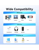 Vention външна звукова карта USB Sound card 1-Port 0.25M Gray - CVFHC