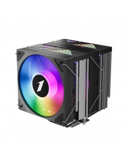 1stPlayer охладител CPU Cooler CRYO CY12LD Black - LGA1851/AM5, Dual-Tower, ARGB