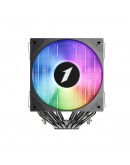 1stPlayer охладител CPU Cooler CRYO CY12LD Black - LGA1851/AM5, Dual-Tower, ARGB