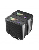 1stPlayer охладител CPU Cooler CRYO CY12LD Black - LGA1851/AM5, Dual-Tower, ARGB