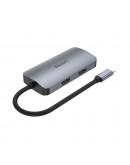 Unitek докинг станция Docking Station Type-C 5-in-1 - uHUB P5 Trio D1051A - USB-C PD100W x 1, HDMI x 2, VGA, USB3.0 x 1