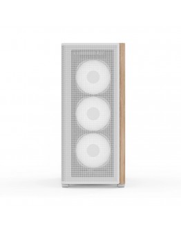 AeroCool кутия Case ATX - D501A White, Addressable RGB, Wood