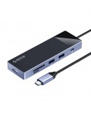 Orico докинг станция Docking Station Type-C - DM-10P-BK-BP - HDMI, USB-C, USB-A x 4, PD100W x 1, LAN (1Gbps), SD/TF
