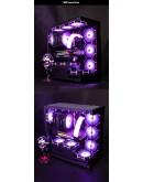 Darkflash кутия Case ATX - DS900 Black - 7 x 120 mm A-RGB fans included, USB-C
