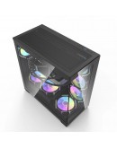 Darkflash кутия Case ATX - DS900 Black - 7 x 120 mm A-RGB fans included, USB-C
